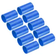 10Pcs PVC Pipe PVC Conduit Coupler Straight Fittings Efficacy 20 mm Blue