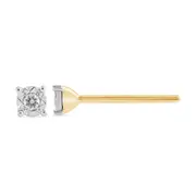 Diamond Set Miracle Claw Nose Pin in 9kt Yellow Gold