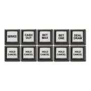 IGT Button Set Game King Slant Top 17 or19 " LCD, 12VLED ** Free Shiping**