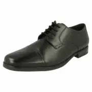 Mens Clarks Toe Cap Detailed Smart Shoes Howard Cap