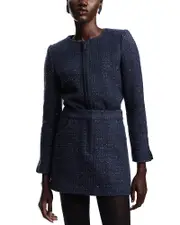 Emporio Armani Sequined Tweed Mini Skirt