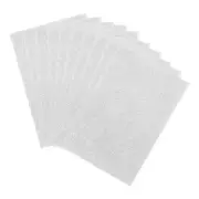 10 Sheets Glitter Foam Sheets Craft Adhesive Sheets EVA Foam Sheets White