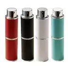 Refillable Perfume Bottle Atomizer Leather Cosmetic Containers Men