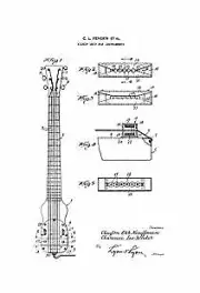 United States Patent Office Fender Lap Steel Guitar 1940's Art Print