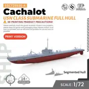 SSMODEL 1/72 953S-A Military Model Kit USN Cachalot Class Submarine Full Hull