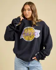 [Mitchell & Ness] Los Angeles Lakers Vintage HWC Big Logo Sweatshirt