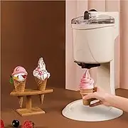 Home Soft Serve Ice Cream Maker for Classic Shakes and Drinks, Automatic Mini Fruit Soft Serve Ice Cream Maker, Yogurt Ice Cream Maker, Enjoyable Homemade Treats