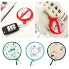 Foldable Pocket Fan Mini Pocket Cloth Fan Portable Cartoon Small Fan