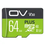 64Gb V30 Plus Black-Green High Speed Class 10 Tf (Micro Sd) Memory Card