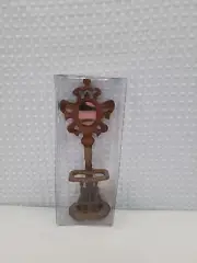 Mini Dreams Dollhouse Miniature Vintage Walnut Mirrored Hall Tree 1:12 Scale NOS