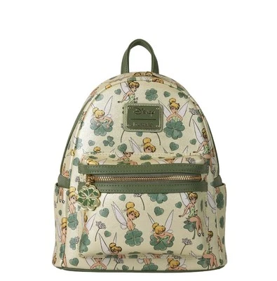 Peter Pan Tinker Bell Clover All-Over Print Mini Backpack