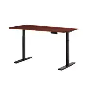 Electric Standing Desk Height Adjustable Sit Stand Table Walnut