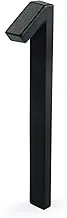 HASWARE Floating House Number Sign: 5 inch Modern Door Signage - Striking for Street Home Address Numerals (1, Black)