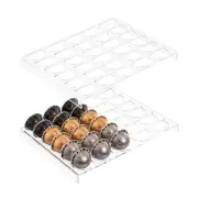2-Sets Coffee Pod Holder Storage Tray Compatible with Vertuoline Capsule, Dra...