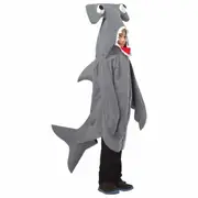 Hammerhead Shark Ocean Sea Animal Big Fish Unisex Child Boys Girls Costume 4-6