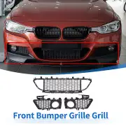 1 Set Front Lower Bumper Grille Grill for BMW 320i 2013-2018 Base 2.0L L4 - Gas
