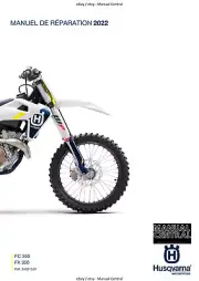 FRENCH LANGUAGE - 2022 HUSQVARNA FC 350 FX 350 MANUEL DE REPARATION