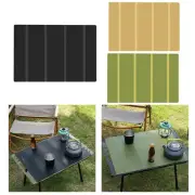Silicone Mat for Camping Table Non Slip Baking Sheet and BBQ Grill Pad (Black)