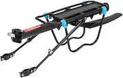 Abaodam Bicycle Rear Rack Luggage Stand Bike Basket Rear Mount Cycling Accessories for Bike Bicycles Rear Rack Bike Rear Rack Bike Cargo Bike Cargo Rack Mountain Bike Rack Bike Racks Black