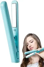 Ceramic Straightens,Flat Straightener Styling Tool | Portable Hair Straightener and Curler 2 in 1 for Friends Family Girls Boys