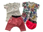 Baby Girls Bonds Summer Bundle Wondersuit Romper Pants Bather Bottoms 4 Pce NEW