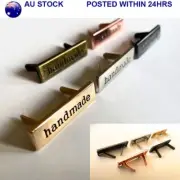 Gold/Silver/Gun Black/Rose Gold/Bronze Handmade Metal Tags Label Signs DIY Craft