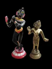 @ Indian Traditional Brass Radha krishna Jodi Decorative Showpiece Statue K182