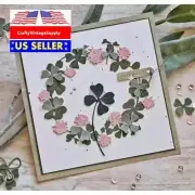 Good luck 4 leaf clover wreath metal craft die cut cutting paper machine cutters