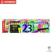 Limited Edition Stabilo Boss Original Highlighters 23 Colours Deskset Stationery