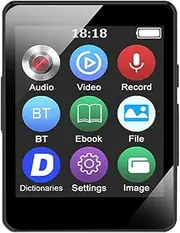 8/16/32/64GB Mini MP4 Video Playback HiFi Bluetooth-Compatible 5.0 Music Stereo Speaker 1.8inch Screen Sports MP3 Player Kids with Recording/E-Book