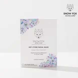 (即期品)SNOW FOX SKINCARE 藍睡蓮亮白面膜5入 效期品出清 2024/10/24到期