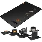 48 x 30 inch Under Grill Mats for Outdoor, Fireproof BBQ pad Beneath Grill, G...
