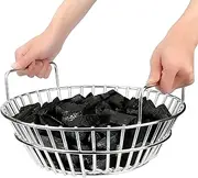Charcoal Basket,14 Inches Stainless Steel Ash Basket Big Green Egg Accessories, Grill Ash Basket Fits for Big Green Egg Large