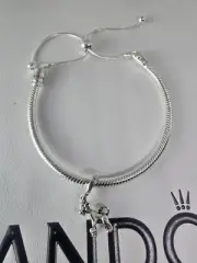 Authentic Pandora Bracelet W/Disney Simba ,7" To 9" Adjustable.item#792749C01