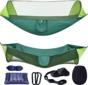 Camping Hammock with Mosquito Net - Portable Travel Hammock Bug Net - Camping Eq
