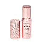 Makeup Revolution Glow Mega Beam Stick Highlighter Rose Gold Warm Tone Glowy