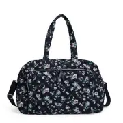 Vera Bradley Women's Performance Twill Grand Weekender Travel Bag Navy Garden...