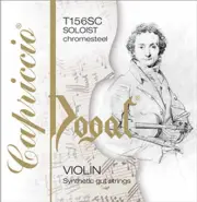 New Dogal Capriccio Soloist Violin String Set 4/4 -- Chrome E Ball