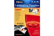 Fellowes Laminating Pouch Gloss 125 Micron 64x108mm Clear Pack 100