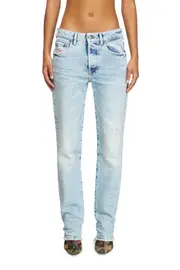 [Diesel] Diesel - Regular Jeans - 1989 D-Mine - Jeans - Woman - Blue 34 Blue