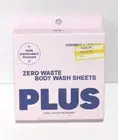 Plus Zero Waste Body Wash Sheets Coconut Jasmine 10 Ct ea