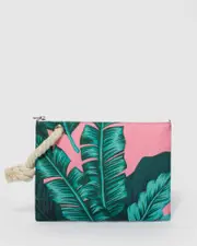 Multi Colour Palm Summer Beach Pouch