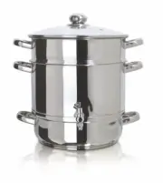 EC9500 Stove Top Steam Juicer Stainless Steel Steam Juice Extractor 5 Qt Water R