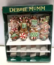 Debbie Mumm 4 Ceramic Gingerbread Spreaders with Stainless Steel Blades WD