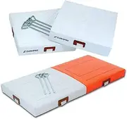 Champro 2 Quilted Bases with Double First Base (Orange/White)