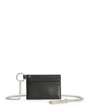 Allsaints Makoto Chain Leather Card Holder