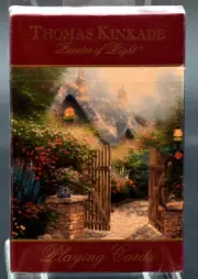 Thomas Kinkade Bridge Size Playing Cards - Limited Edition - Hidden Cottage II