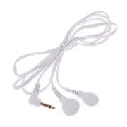 Electrode Lead Wires Jack DcHead 3.5Mm Snap Replacement Tens Unit Cable 2-way.u.