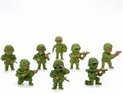 Entervending Bulk Toys - 50 Pcs Bulk Party Favor Toys - Soldiers Figurines - Kids Party Supply Toys - Bulk Party Toys - Kids Party Favors in Bulk - Bulk Prizes for Kids