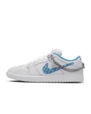 US9.5 - Nike X Nicole Hause SB Dunk Low Pro 'White/Blue' (FZ8802-100)